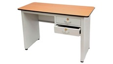 ESCRITORIO PROFESOR DOS GAVETAS LATERALES